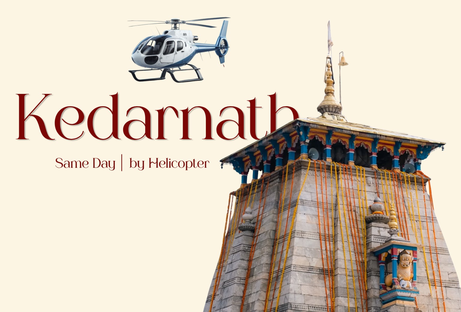 Kedarnath Helicopter Tour from Dehradun – Same Day Return