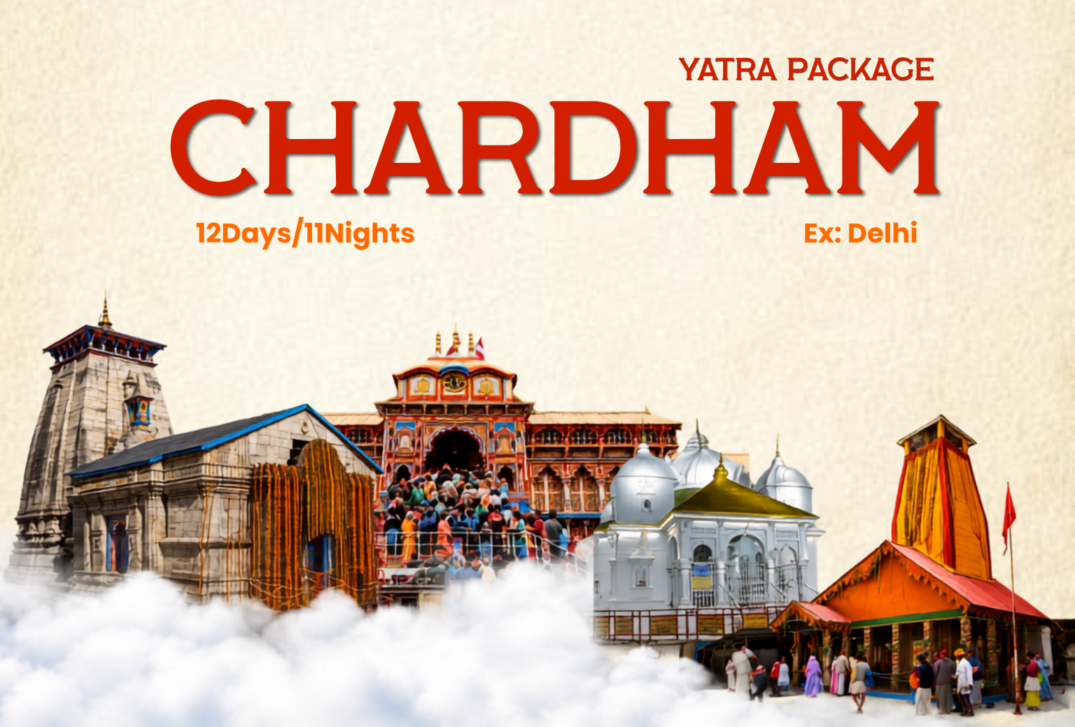 Chardham Yatra Ex-Delhi (12 Days / 11 Nights)